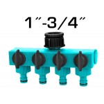 Խողովակի կոնեկտոր քառագլուխ 4-way Total Tools THHC604101