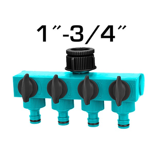Խողովակի կոնեկտոր քառագլուխ 4-way Total Tools THHC604101