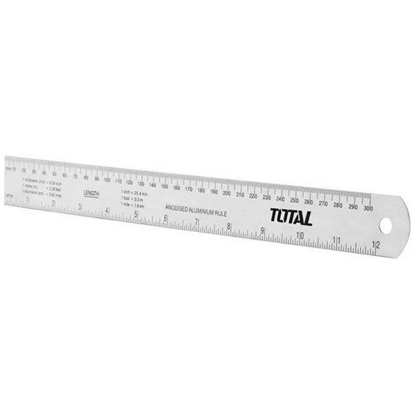 Ալյումինե քանոն 30 սմ Total Tools TMT633002