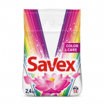 Լվացքի փոշի Savex Color & Care 2,4 կգ. Լվացքի փոշի Savex Color & Care 2,4 կգ.