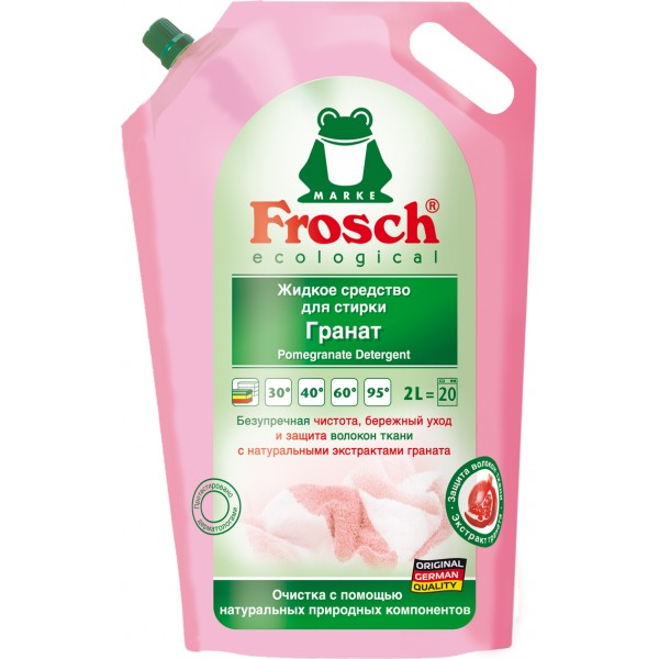 Կոնցենտրացված լվացքի հեղուկ Frosch Նուռ 2 լ. Կոնցենտրացված լվացքի հեղուկ Frosch Նուռ 2 լ.