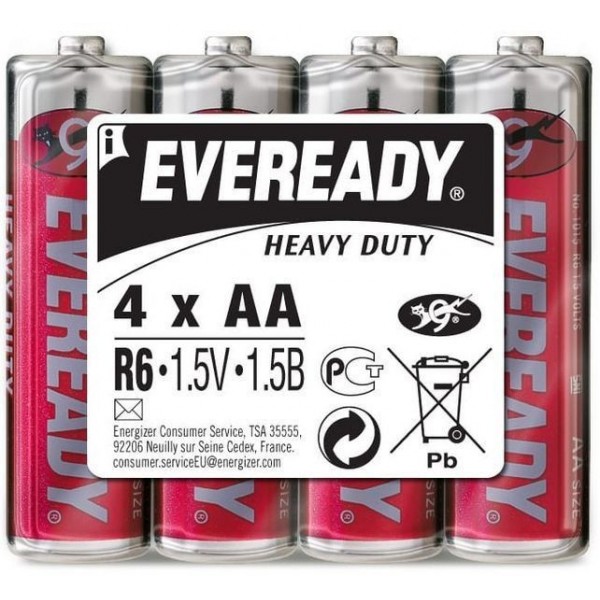 Մարտկոցներ Eveready AA, 4 հատ Մարտկոցներ Eveready AA, 4 հատ